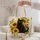 Black Cat with Golden Sunflowers for Autumn Garden Days and Cat Lover Gifts for Her Quilted Tote Bag - 5