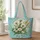 Dandelion and Wildflower Meadow for Springtime Garden Lovers and Nature Enthusiasts Quilted Tote Bag - 1