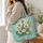 Dandelion and Wildflower Meadow for Springtime Garden Lovers and Nature Enthusiasts Quilted Tote Bag - 3
