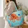 Octopus Ocean Scene for Beach Days and Coastal Getaways for Coastal Sea Life Lovers Quilted Tote Bag - 3