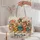 Colorful Floral Hen Family for Farmhouse Gifting and Country Living, Chicken Lovers Quilted Tote Bag - 5