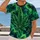 Neon Green Cannabis Leaves for Relaxed Lounge Nights and Cozy Winter Evenings Together All-over Print Unisex T-shirt - 2