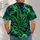 Neon Green Cannabis Leaves for Relaxed Lounge Nights and Cozy Winter Evenings Together All-over Print Unisex T-shirt - 4