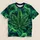 Neon Green Cannabis Leaves for Relaxed Lounge Nights and Cozy Winter Evenings Together All-over Print Unisex T-shirt - 5
