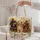 Three Dachshunds Among Sunflowers for Autumn Outings and Gifts for Dog Lovers Quilted Tote Bag - 5
