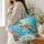 Sea Turtle Coral Reef Art for Coastal Beach Days and Ocean Loving Friends Quilted Tote Bag - 3