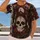 Sugar Skull and Gothic Roses for Halloween and Day of the Dead Celebrations All-over Print Unisex T-shirt - 2