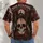 Sugar Skull and Gothic Roses for Halloween and Day of the Dead Celebrations All-over Print Unisex T-shirt - 4