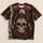 Sugar Skull and Gothic Roses for Halloween and Day of the Dead Celebrations All-over Print Unisex T-shirt - 5