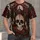 Sugar Skull and Gothic Roses for Halloween and Day of the Dead Celebrations All-over Print Unisex T-shirt - 1