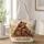 Woodland Bear Family with Autumn Leaves for Cozy Nature-Loving Days and Bear Lovers Quilted Tote Bag - 1