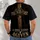 Rustic Wooden Cross and Crown of Thorns for Church Worship and Christian Faith Devotion All-over Print Unisex T-shirt - 4