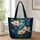 Colorful Hummingbird And Magnolia Garden Gift For Nature Lovers And Birdwatchers Mom Quilted Tote Bag - 1