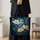Colorful Hummingbird And Magnolia Garden Gift For Nature Lovers And Birdwatchers Mom Quilted Tote Bag - 4