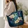 Colorful Hummingbird And Magnolia Garden Gift For Nature Lovers And Birdwatchers Mom Quilted Tote Bag - 3