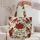 Red Cardinal And Poinsettia Christmas Holiday Keepsake For Winter Bird Lovers Quilted Tote Bag - 5