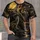 Howling Wolves Beneath a Golden Full Moon for Camping and Wilderness Adventures Outdoors All-over Print Unisex T-shirt - 1