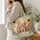 Three Piglets With Sunflowers For Country Living And Farmhouse Gift Giving For Women Quilted Tote Bag - 3