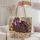 Regal Purple Dragon With Enchanted Books for Fantasy Reading and Dragon Lover Gifts Quilted Tote Bag - 5