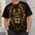 Golden-Eyed Lion Portrait for Wildlife Lovers and Bold Everyday Style All-over Print Unisex T-shirt - 6