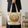 Vintage Easter Egg Basket Scene for Springtime Hunts, Brunches and Family Celebrations Quilted Tote Bag - 4