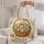 Vintage Easter Egg Basket Scene for Springtime Hunts, Brunches and Family Celebrations Quilted Tote Bag - 5