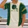 Green And Ivory Football Helmet Fan Gear For Game Day Tailgates And Weekend Gatherings All-over Print Unisex T-shirt - 2