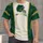 Green And Ivory Football Helmet Fan Gear For Game Day Tailgates And Weekend Gatherings All-over Print Unisex T-shirt - 1