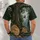 Forest Tree Climber Woodland Scene for Hiking, Arborist Work and Outdoor Adventure All-over Print Unisex T-shirt - 4