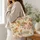 Autumn Leaves and Acorns for Cozy Fall Outings and Everyday Gifts for Nature Lovers Quilted Tote Bag - 3