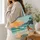 Vintage Sunset Surfer and Tropical Waves for Beach Days and Coastal Getaways Quilted Tote Bag - 3
