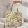 Spring Chicks Among Floral Branches for Easter Celebrations and Seasonal Gifting Quilted Tote Bag - 5