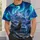 Northern Lights Stag And Snowy Mountains For Cozy Winter Nights All-over Print Unisex T-shirt - 6