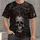 Gothic Skull Cross And Roses For Dark Alternative Everyday Style All-over Print Unisex T-shirt - 1