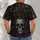 Gothic Skull Cross And Roses For Dark Alternative Everyday Style All-over Print Unisex T-shirt - 4