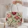 Vintage Peony Flowers for Cottage Garden Markets and Everyday Carryall Style Quilted Tote Bag - 5