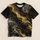 Black and Gold Marble Swirls for Elegant Evenings and Refined Everyday Style for Men All-over Print Unisex T-shirt - 5