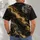Black and Gold Marble Swirls for Elegant Evenings and Refined Everyday Style for Men All-over Print Unisex T-shirt - 4