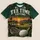 Iron Palm Silhouettes Retired Tee Time Golf Ball And Sunset Fairway For Relaxed Weekend Course All-over Print Unisex T-shirt - 5