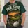 Iron Palm Silhouettes Retired Tee Time Golf Ball And Sunset Fairway For Relaxed Weekend Course All-over Print Unisex T-shirt - 6