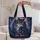 Mystic Galaxy Cat with Celestial Stars for Cat Lovers and Whimsical Night Sky Dreamers Quilted Tote Bag - 5