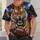 Fierce Roaring Tiger With Football for Game Day and Casual Sports Fans All-over Print Unisex T-shirt - 6