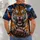 Fierce Roaring Tiger With Football for Game Day and Casual Sports Fans All-over Print Unisex T-shirt - 4