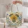 Golden Honeycomb Bees and Garden Blooms for Spring Birthday Gifts for Nature Lovers Quilted Tote Bag - 5