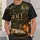 Autumn Grace Cross, Open Bible and Pumpkin for Fall Faith and Cozy Home Devotion All-over Print Unisex T-shirt - 6