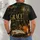 Autumn Grace Cross, Open Bible and Pumpkin for Fall Faith and Cozy Home Devotion All-over Print Unisex T-shirt - 4