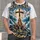 Open Sea Cross And Praying Hands For Christian Faith And Daily Encouragement Gift All-over Print Unisex T-shirt - 1