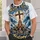 Open Sea Cross And Praying Hands For Christian Faith And Daily Encouragement Gift All-over Print Unisex T-shirt - 6