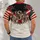 Patriotic USA Floral Lettering for Independence Day Gatherings and Summer Celebrations All-over Print Unisex T-shirt - 4