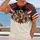 Patriotic USA Floral Lettering for Independence Day Gatherings and Summer Celebrations All-over Print Unisex T-shirt - 2